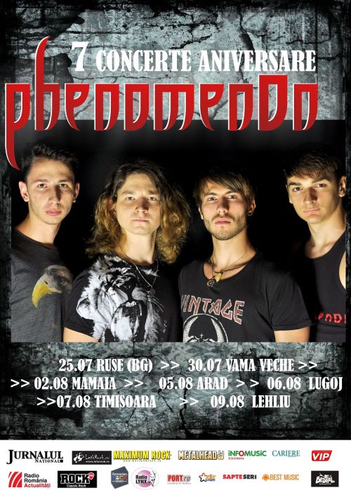 7 concerte  PhenomenOn in aceasta vara fierbinte